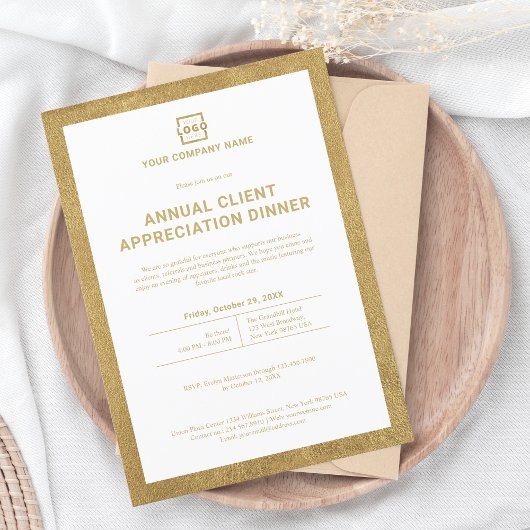 Custom Company Business Corporate Event Party Kaart