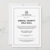 Custom Company Business Corporate Event Party Kaart (Voorkant)