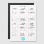 Custom Company Business Logo 2025 Calendar Kaart (Voorkant / Achterkant)