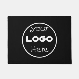 Custom Company Business Logo Black — Doormat Deurmat