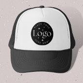 Custom Company Business Logo Black Trucker Hat Trucker Pet
