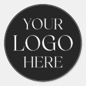 Custom Company Business Logo Branded Seal Sticker (Voorkant)