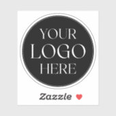 Custom Company Business Logo Branded Tumbler Sticker (Vel)