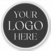 Custom Company Business Logo Branded Tumbler Sticker (Voorkant)