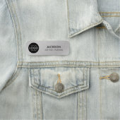 Custom Company Business Logo Employee Staff Naamplaatje (In situ)