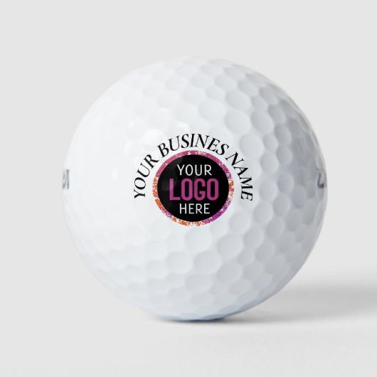 Custom Company Business Logo Golf Balls Golfballen (Voorkant)