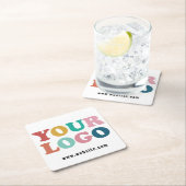 Custom Company Business Logo Kartonnen Onderzetters (Insitu)