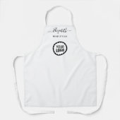 Custom Company Business Logo Merknaam Schort (Voorkant)