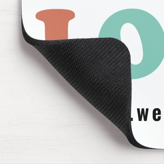 Custom Company Business Logo Muismat (Hoek)