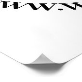 Custom Company Business Logo Poster (Hoek)