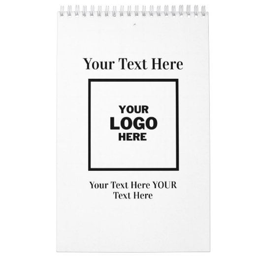 Custom Company Business Logo Professional Kalender (Hoes)
