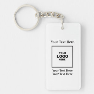 Custom Company Business Logo Professional Sleutelhanger