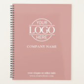 Custom Company Business Logo Promotional Branding Planner (Voorkant)