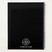 Custom Company Business Logo Promotional Branding Planner (Achterkant)