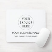 Custom Company Business Logo Promotional Modern Muismat (Met muis)