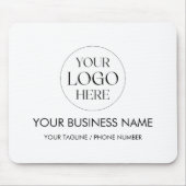 Custom Company Business Logo Promotional Modern Muismat (Voorkant)