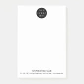 Custom Company Business Logo Promotional Post-it® Notes (Voorkant)