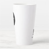 Custom Company Business Logo QR Code Promotional Latte Mok (Voorkant)