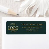 Custom Company Business Logo Return Address Etiket (Insitu)