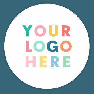 Custom Company Business Logo Ronde Sticker