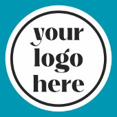 Custom Company Business Logo Ronde Sticker