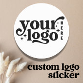 Custom Company Business Logo Ronde Sticker