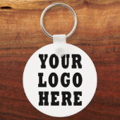 Custom Company Business Logo Sleutelhanger (Voorkant)