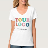 Custom Company Business Logo T-shirt (Voorkant)