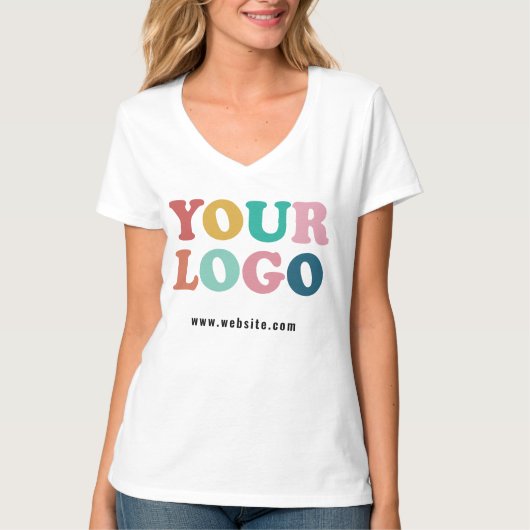 Custom Company Business Logo T-shirt (Voorkant)