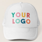 Custom Company Business Logo Trucker Pet (Voorkant)
