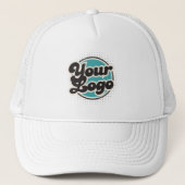 Custom Company Business Logo Trucker Pet (Voorkant)