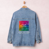 Custom Company Business Logo Vrouwen Elegant Best Denim Jacket (Hangar)