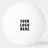 Custom Company Business Merk Logo Pingpongbal (Achterkant)