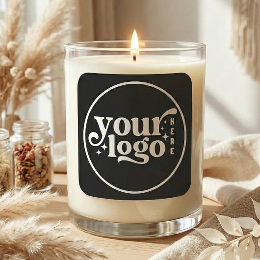 Custom Company Business Your Logo Here Vierkante Sticker