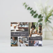Custom Company Fotocollage dank u Briefkaart (Staand voorkant)