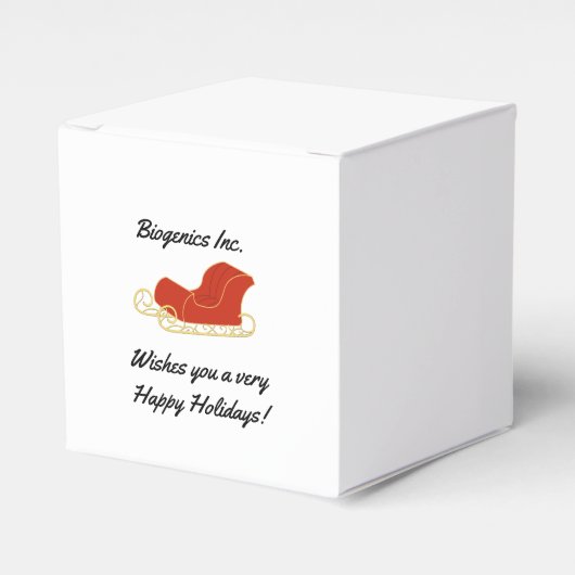 Custom Company Holiday Client/Employee Cft Bedankdoosjes (Voorkant Zijde)