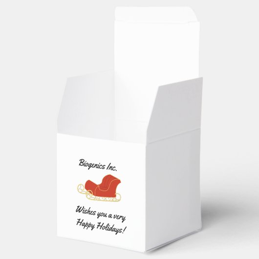 Custom Company Holiday Client/Employee Cft Bedankdoosjes (Geopend)