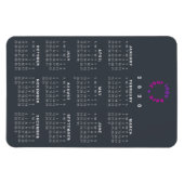 Custom Company Logo 2020 Calendar Business Kantoor Magneet (Horizontaal)