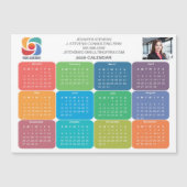 Custom Company Logo 2026 Zakelijke Agenda Magnet (Voorkant)