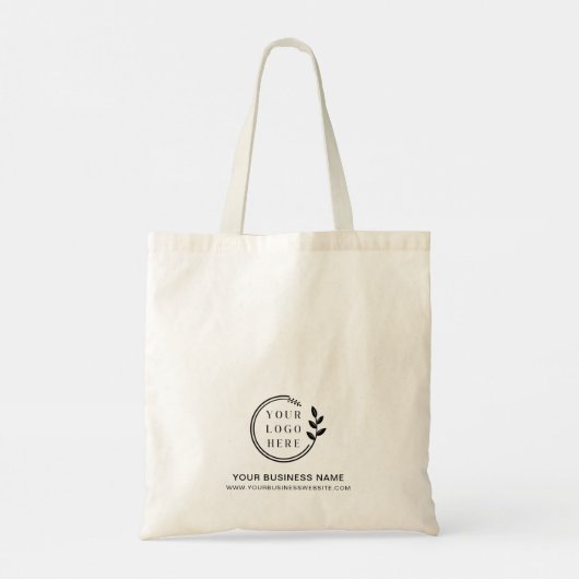 Custom Company Logo Budget Business Custom Cotton Tote Bag (Achterkant)