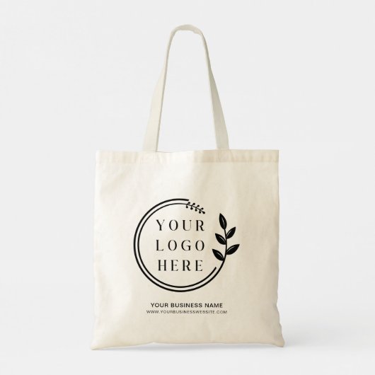 Custom Company Logo Budget Business Custom Cotton Tote Bag (Achterkant)