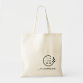 Custom Company Logo Budget Business Custom Cotton Tote Bag (Voorkant)