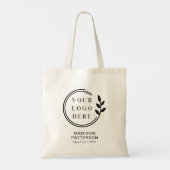 Custom Company Logo Budget Business Custom Name Tote Bag (Achterkant)