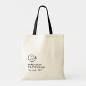 Custom Company Logo Budget Business Custom Name Tote Bag (Achterkant)