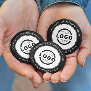 Custom Company Logo Business Corporate Branded Ronde Button 5,7 Cm
