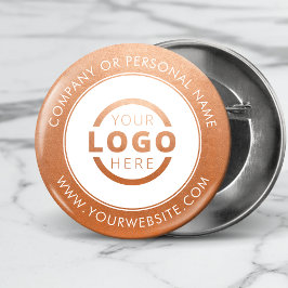 Custom Company Logo Business Corporate Giveaway Ronde Button 5,7 Cm
