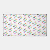 Custom Company Logo Business Desk Mat Uw Kleuren (Voorkant)