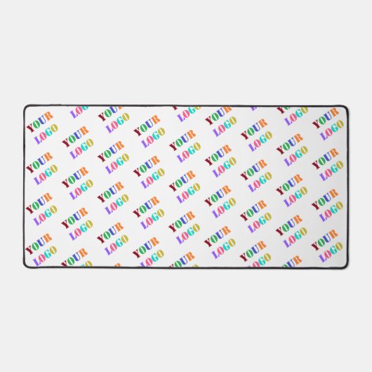 Custom Company Logo Business Desk Mat Uw Kleuren (Voorkant)