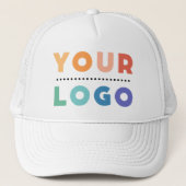 Custom Company Logo Business Employee Trucker Pet (Voorkant)
