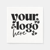 Custom Company Logo Business Event Party Paper Servet (Voorkant)